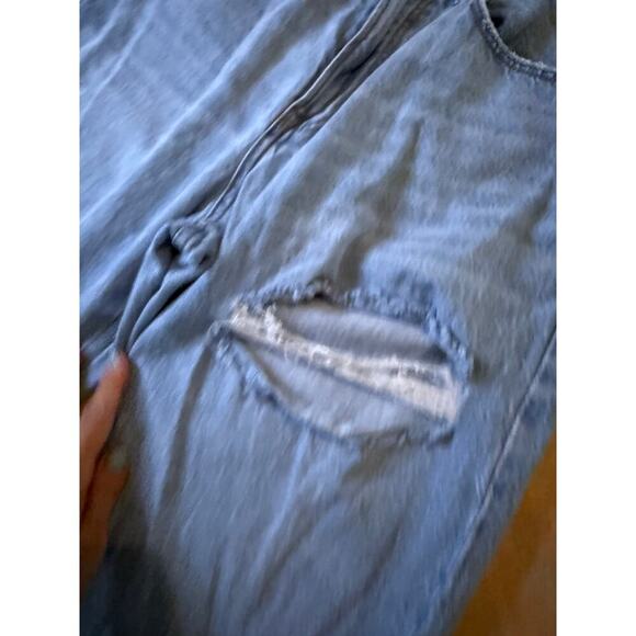 Abercrombie and fitch high rise loose jeans drapery rigid size 6 curve love fit - Picture 3 of 9